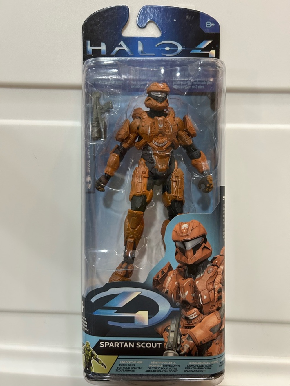 Halo 4 Spartan Scout Orange Action Figure McFarlane Toys 2013
